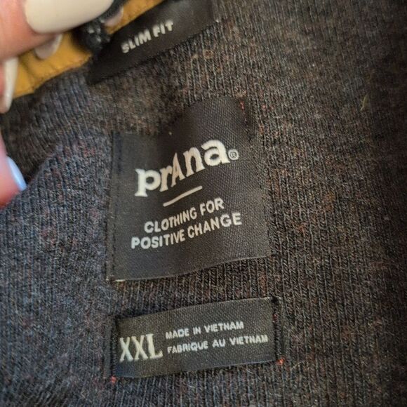 NWT Prana IncrediWool Overshirt Rust Heather Dark Red Size XXL - Picture 3 of 11